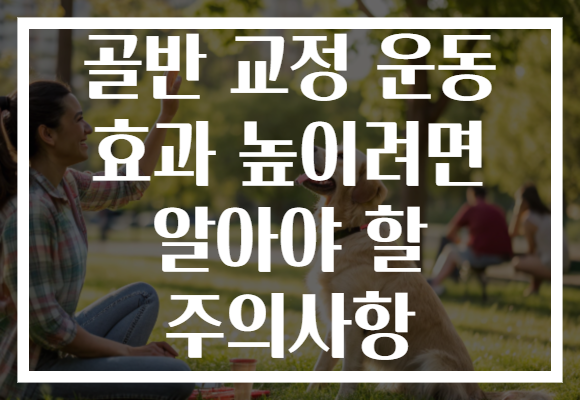 골반 교정 운동 효과 높이려면 알아야 할 주의사항