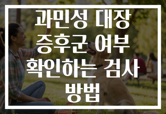 과민성 대장 증후군 여부 확인하는 검사 방법 과민성 대장 증후군 여부 확인하는 검사 방법
