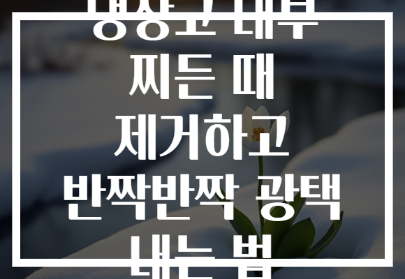 냉장고 내부 찌든 때 제거하고 반짝반짝 광택 내는 법 냉장고 내부 찌든 때 제거하고 반짝반짝 광택 내는 법