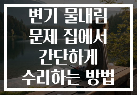 변기 물내림 문제 집에서 간단하게 수리하는 방법 변기 물내림 문제 집에서 간단하게 수리하는 방법