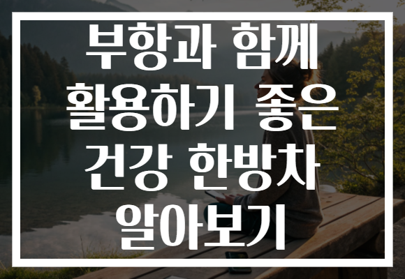 부항과 함께 활용하기 좋은 건강 한방차 알아보기 부항과 함께 활용하기 좋은 건강 한방차 알아보기