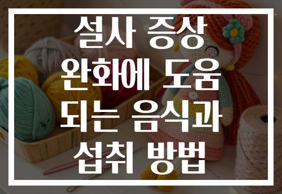 설사 증상 완화에 도움 되는 음식과 섭취 방법 설사 증상 완화에 도움 되는 음식과 섭취 방법