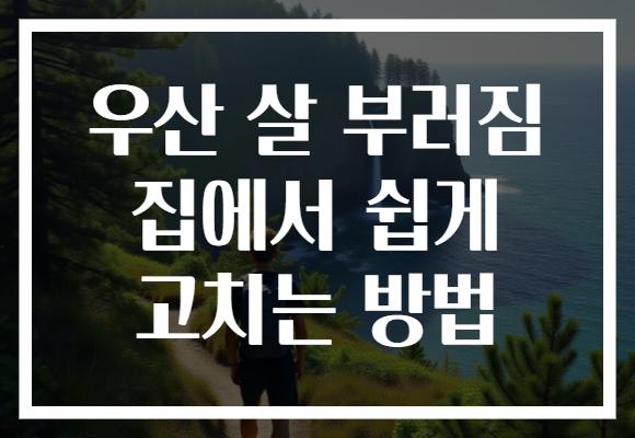 우산 살 부러짐 집에서 쉽게 고치는 방법