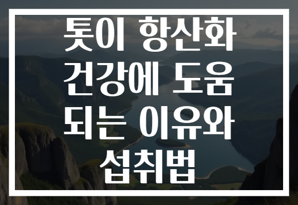 톳이 항산화 건강에 도움 되는 이유와 섭취법 톳이 항산화 건강에 도움 되는 이유와 섭취법