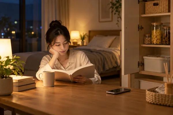 야식을 줄이기 위한 생활 루틴은 어떻게 바꾸면 좋을까요? 관련 AI 생성 예시 이미지