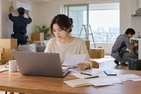 주소 변경과 생활 서비스는 언제 확인해야 하나요 관련 AI 생성 예시 이미지