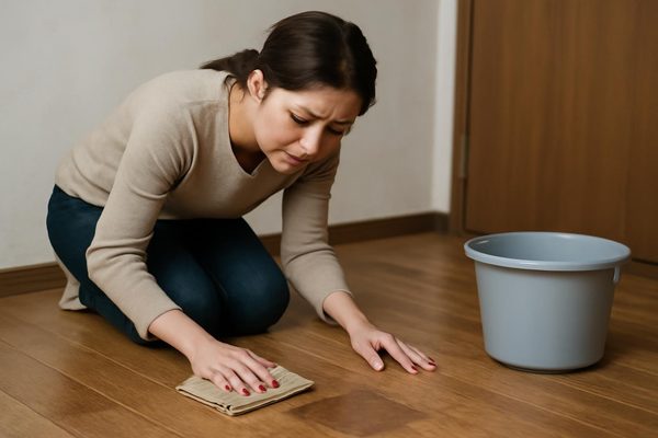 마룻바닥 냄새 제거 방법을 시작하기 전에 원인을 먼저 구분해야 합니다 관련 AI 생성 예시 이미지