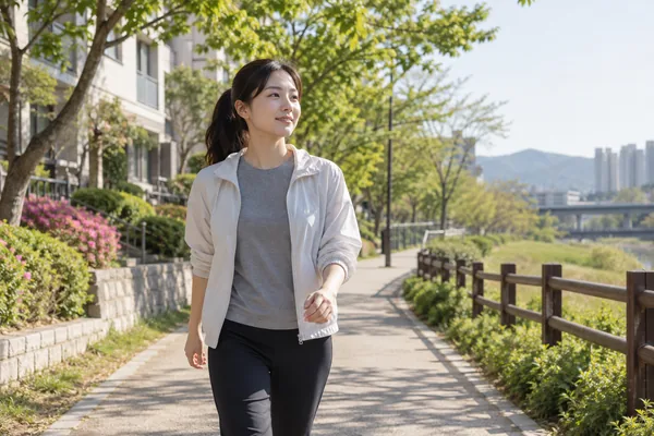 초보가 걷기 계획을 세울 때 볼 기준 관련 AI 생성 예시 이미지