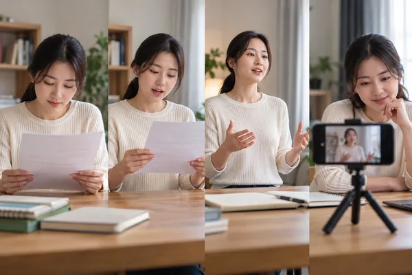 실제 연습은 어떤 순서로 하면 좋을까 관련 AI 생성 예시 이미지