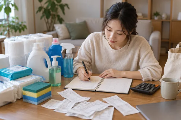 지출 기록을 남길 때 꼭 함께 적어야 할 내용은 무엇인가요? 관련 AI 생성 예시 이미지