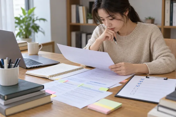 경력 정리에서 자주 생기는 실수는 어떻게 막을 수 있나요? 관련 AI 생성 예시 이미지