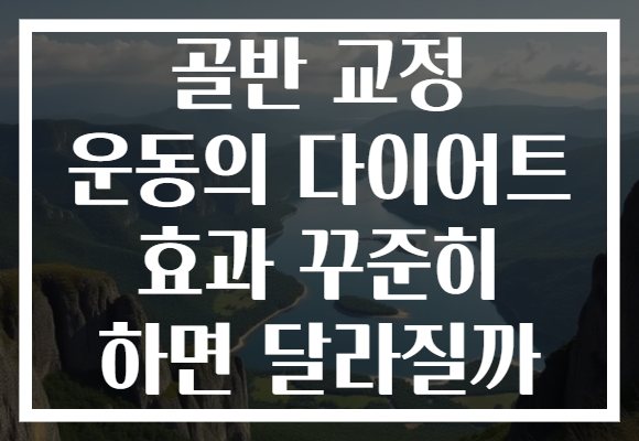 골반 교정 운동의 다이어트 효과 꾸준히 하면 달라질까 골반 교정 운동의 다이어트 효과 꾸준히 하면 달라질까