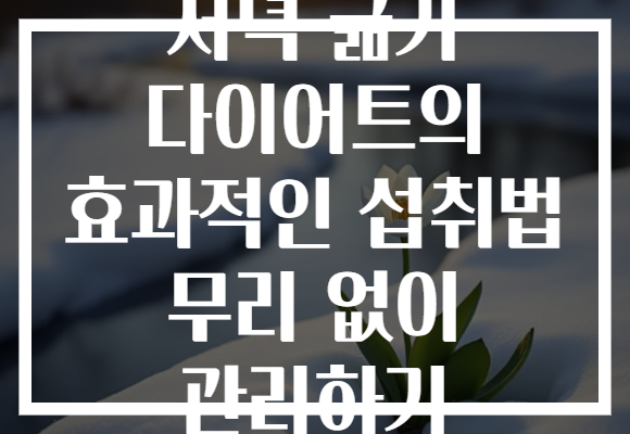 저녁 굶기 다이어트의 효과적인 섭취법 무리 없이 관리하기 저녁 굶기 다이어트의 효과적인 섭취법 무리 없이 관리하기