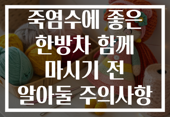 죽염수에 좋은 한방차 함께 마시기 전 알아둘 주의사항 죽염수에 좋은 한방차 함께 마시기 전 알아둘 주의사항