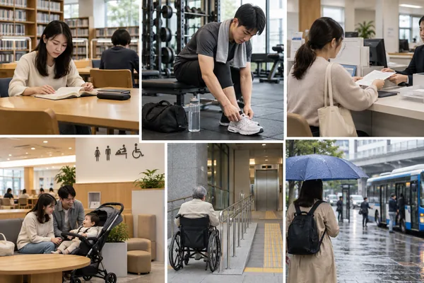 시설 종류에 따라 달라지는 선택 기준 관련 AI 생성 예시 이미지