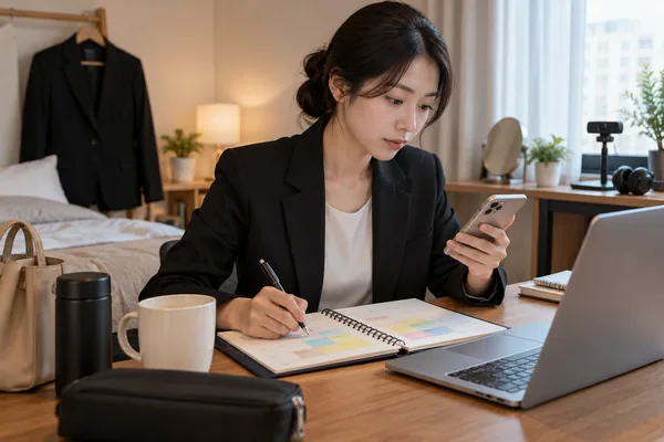 면접 일정 조율에서 놓치기 쉬운 부분 관련 AI 생성 예시 이미지